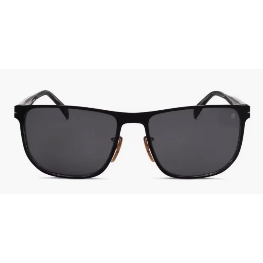 David Beckham DB 1061/S TI7/QT Sunglasses Ruthenium/Green New With Case